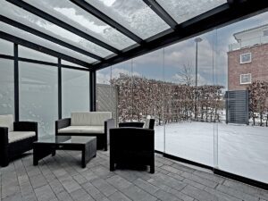 überdachte Terrasse Ansicht 2