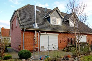 Rückseite des Hauses