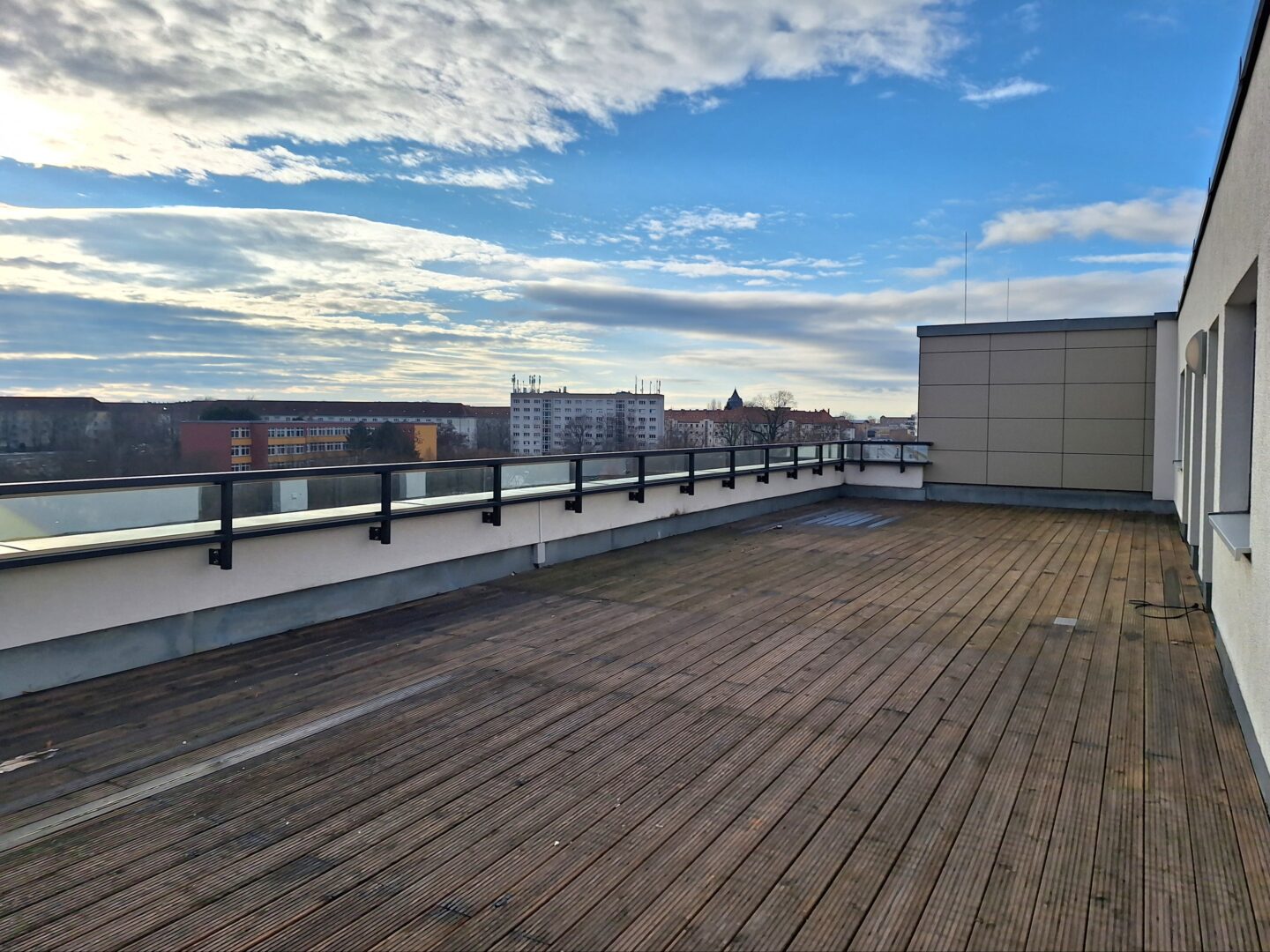 Sonnige Dachterrasse