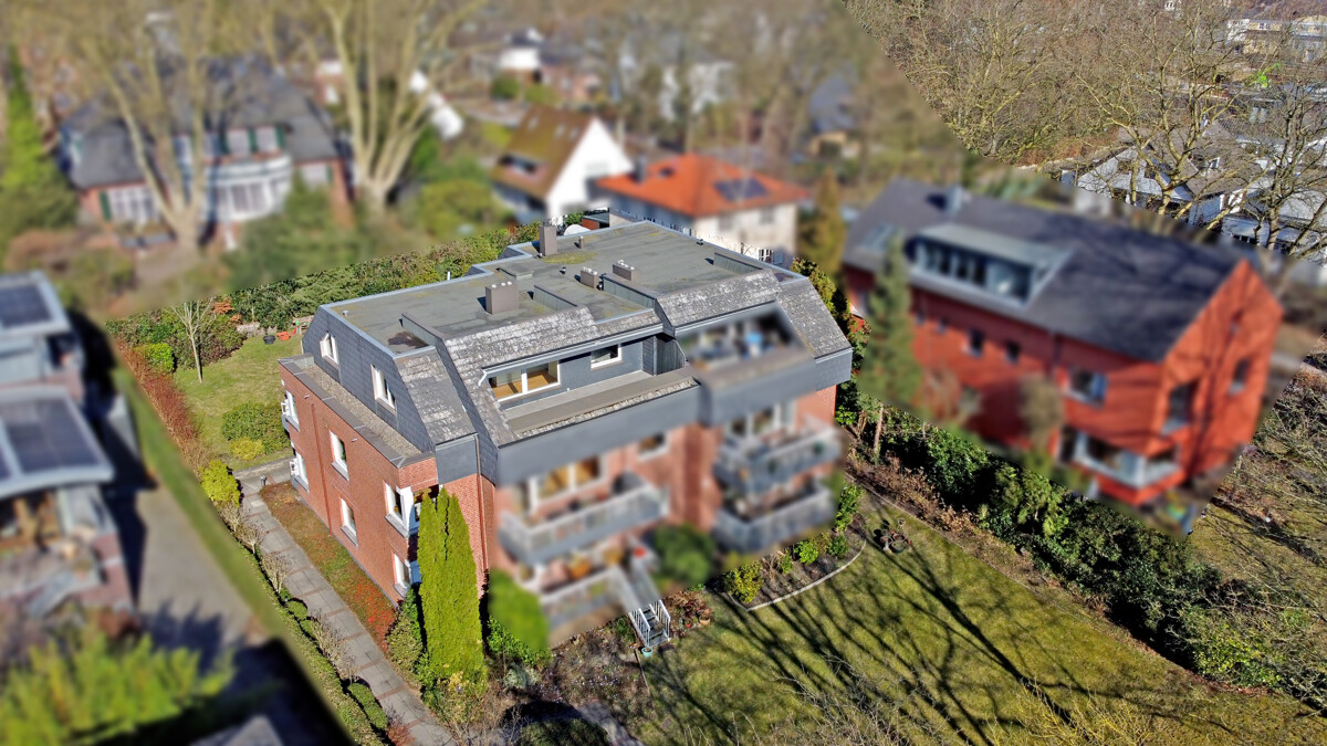 Drohne von der Seite