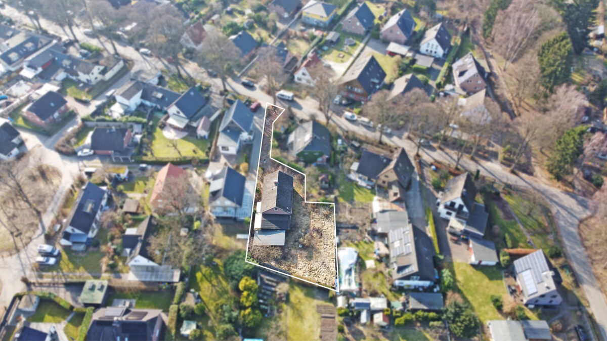 Baugrundstück (Luftaufnahme)