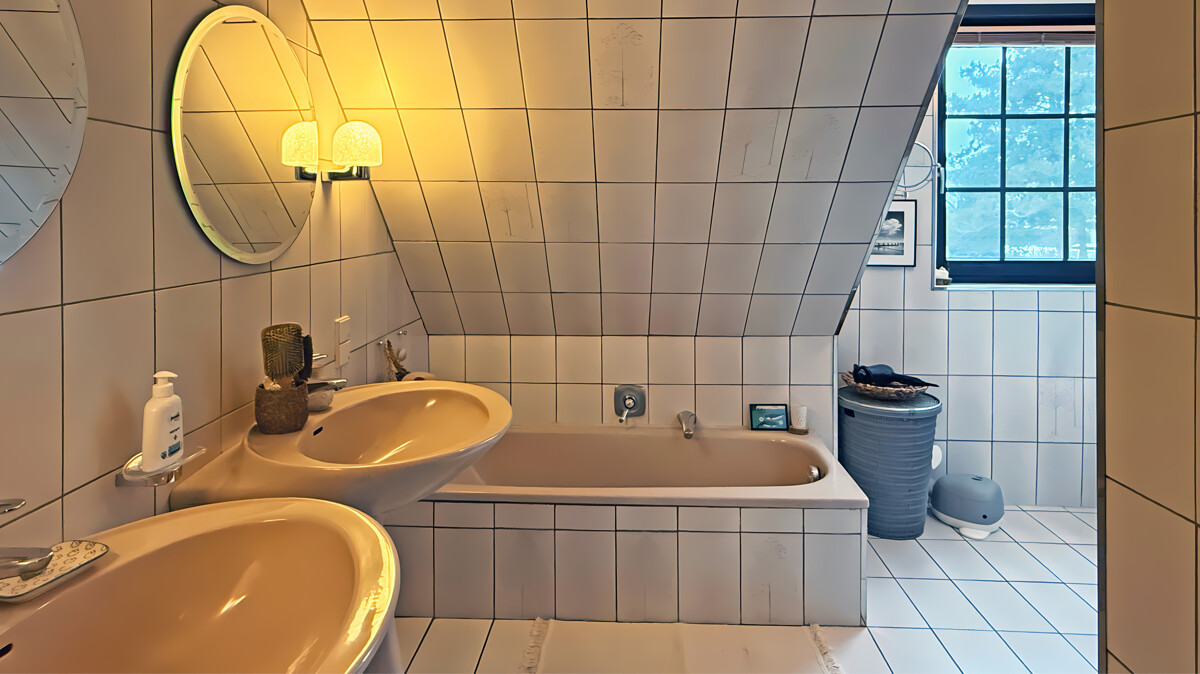 Badezimmer (Dachgeschoss)