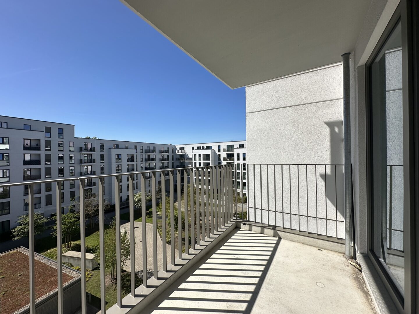 Sonniger Balkon