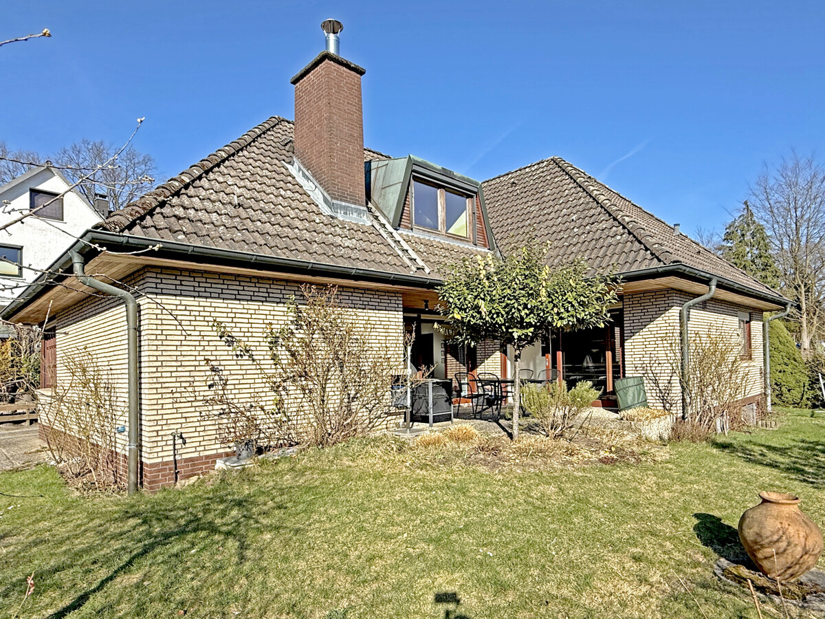 Haus und Terrasse