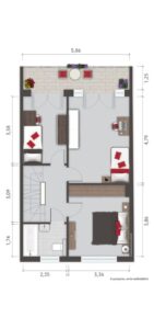 Grundriss Obergeschoss