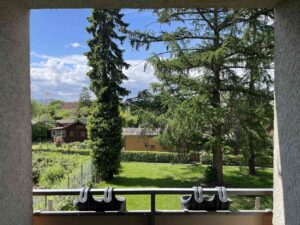 Ausblick Balkon