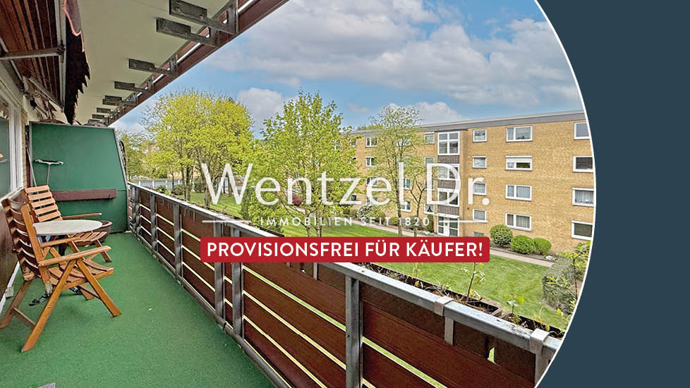 Blick vom Balkon