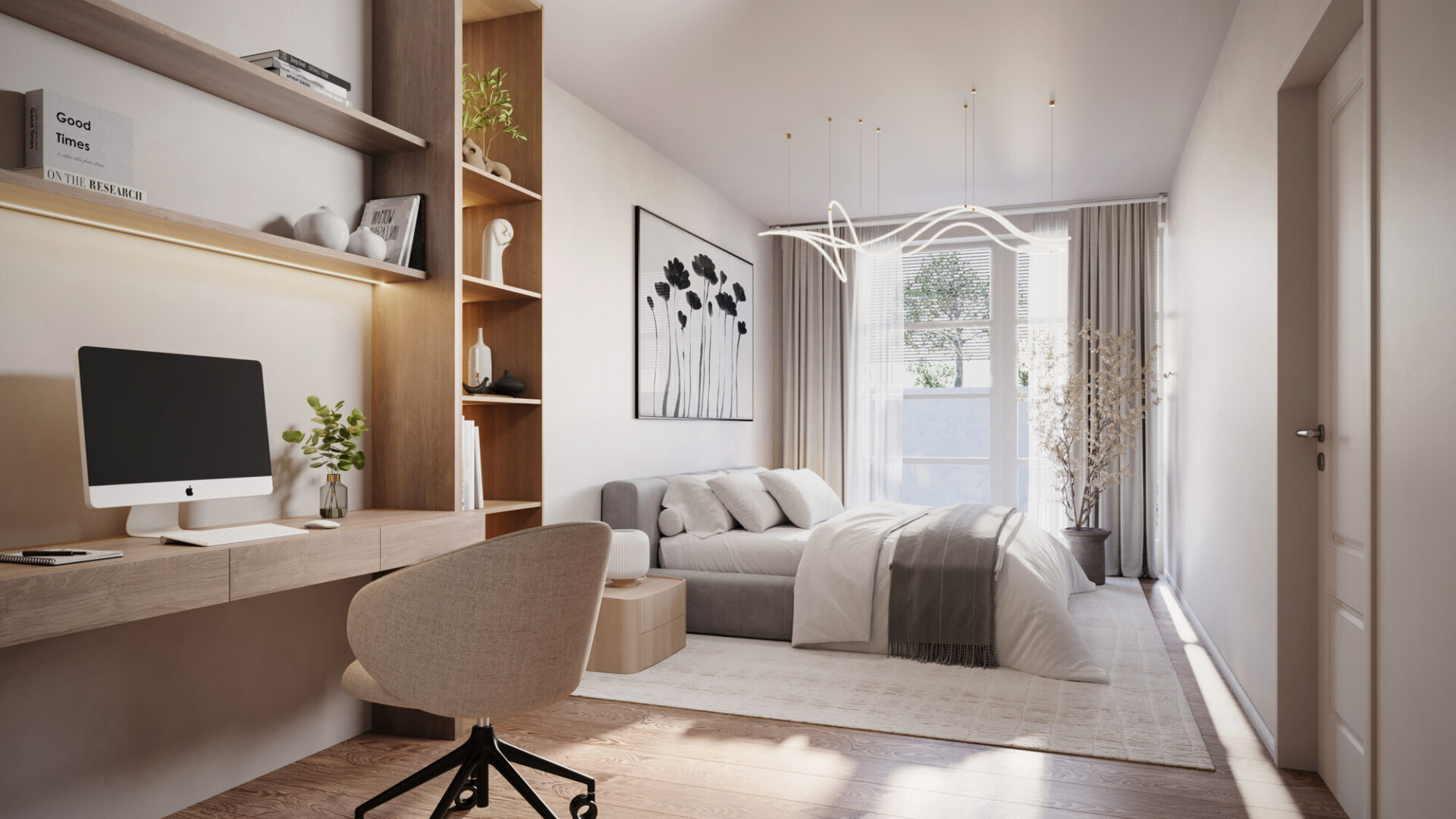 Schlafzimmer Visualisierung