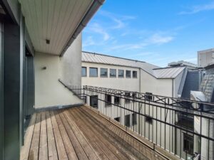Balkon in den Innenhof