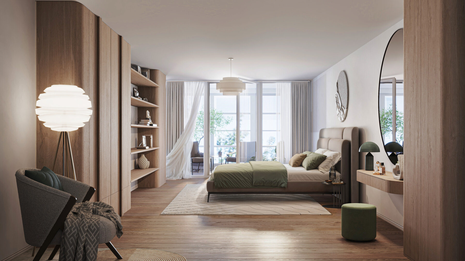 Schlafzimmer Visualisierung