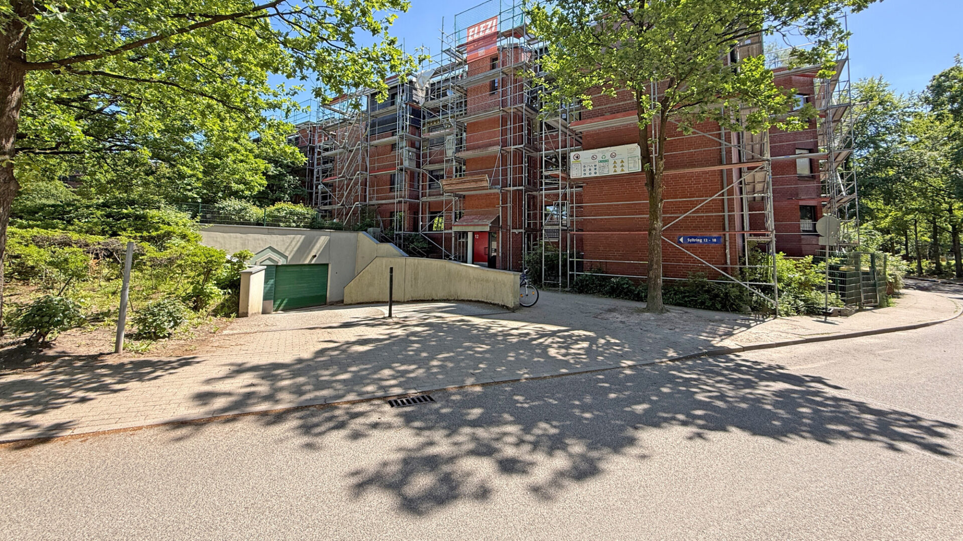 Zufahrt Tiefgarage