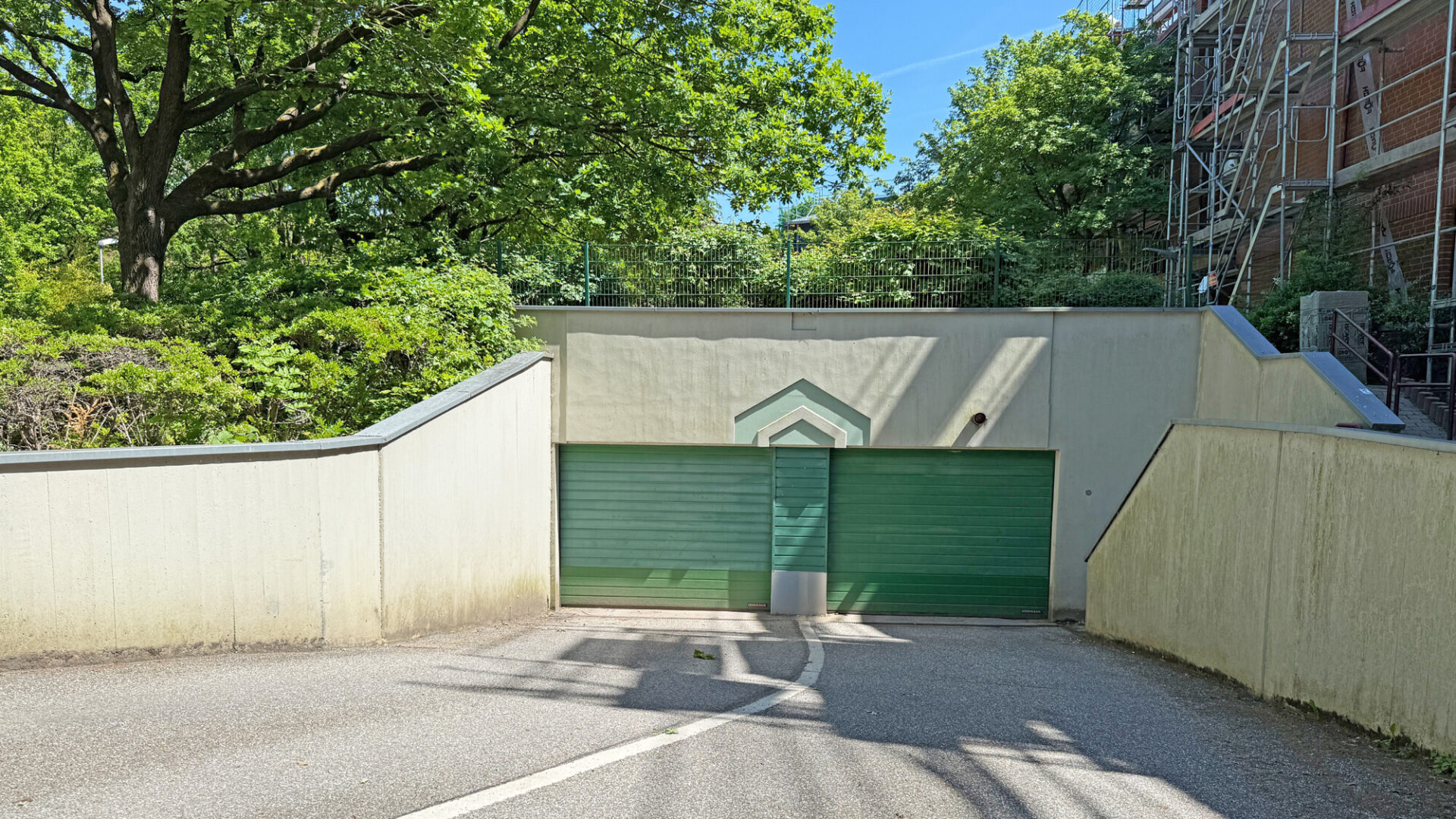 Zufahrt Tiefgarage