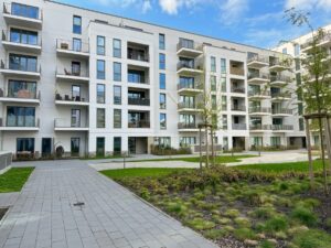 Hausansicht Innenhof - KI-generiert