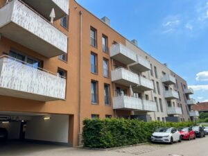 Ansicht vom Parkplatz