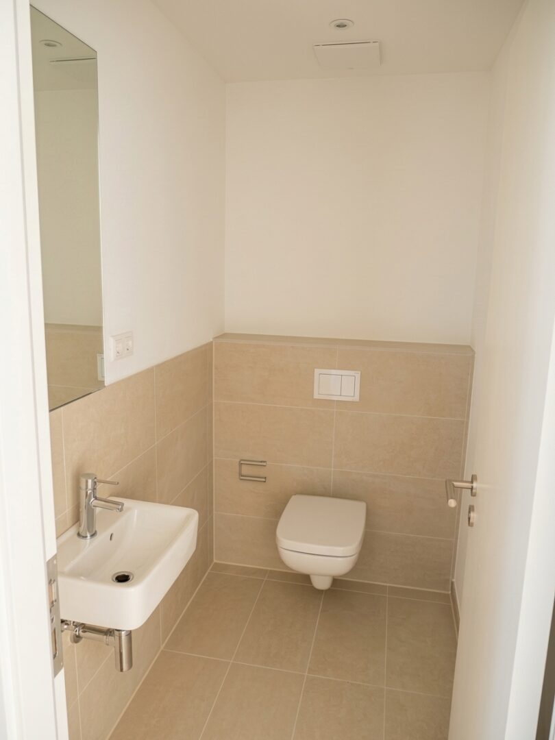 Beispiel Gäste WC - KI-generiert