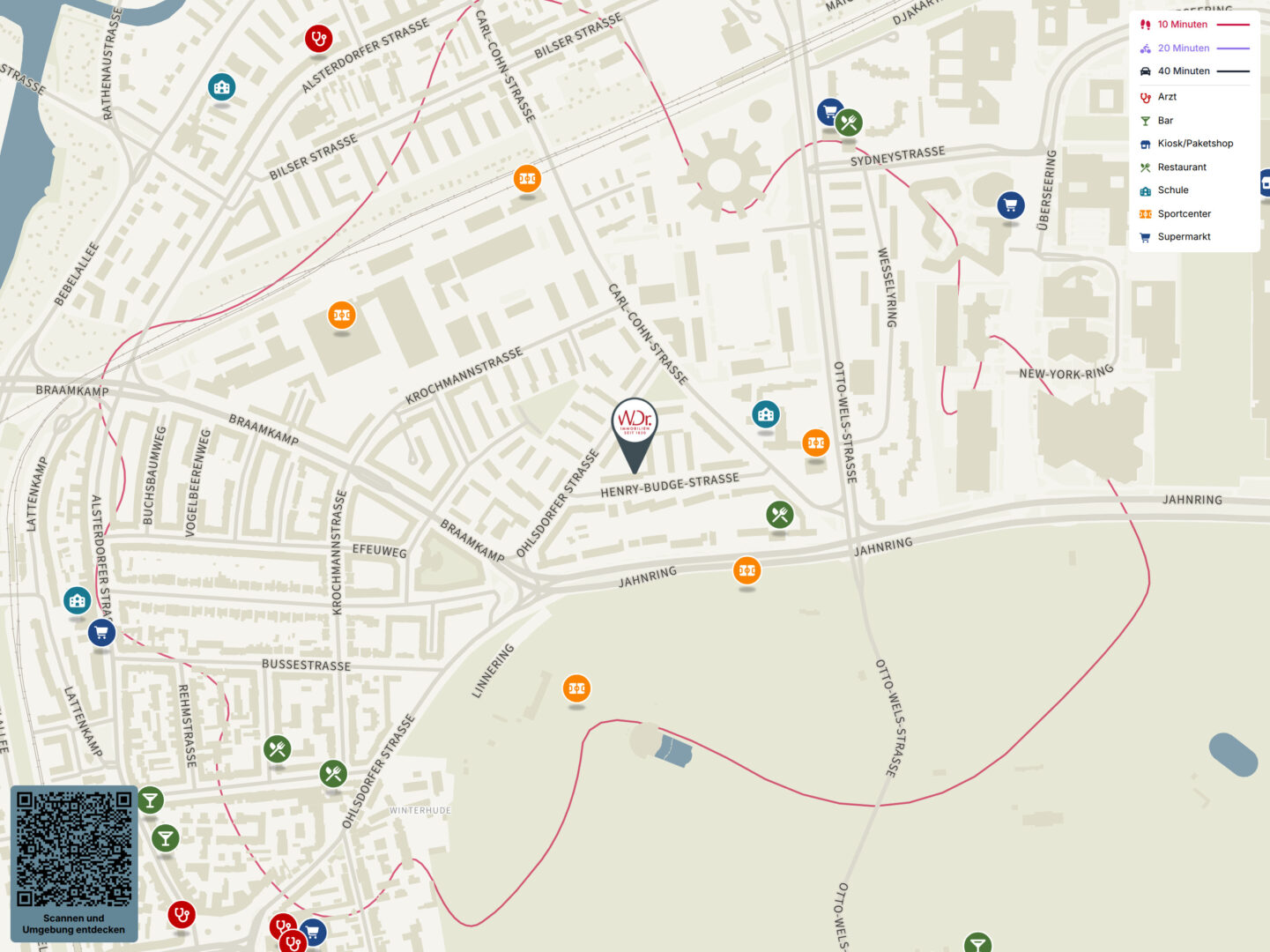 Mikro-Lageplan Wentzel Dr.
