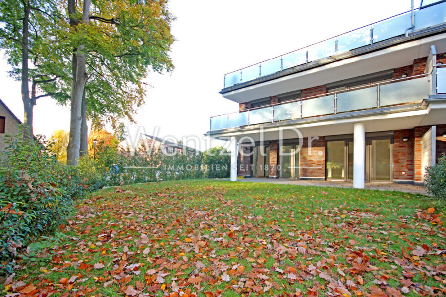 PROVISIONSFREI für Käufer – Traumlage, Traumwohnung! Barrierefreie Neubauwohnung mit Garten - Außenansicht