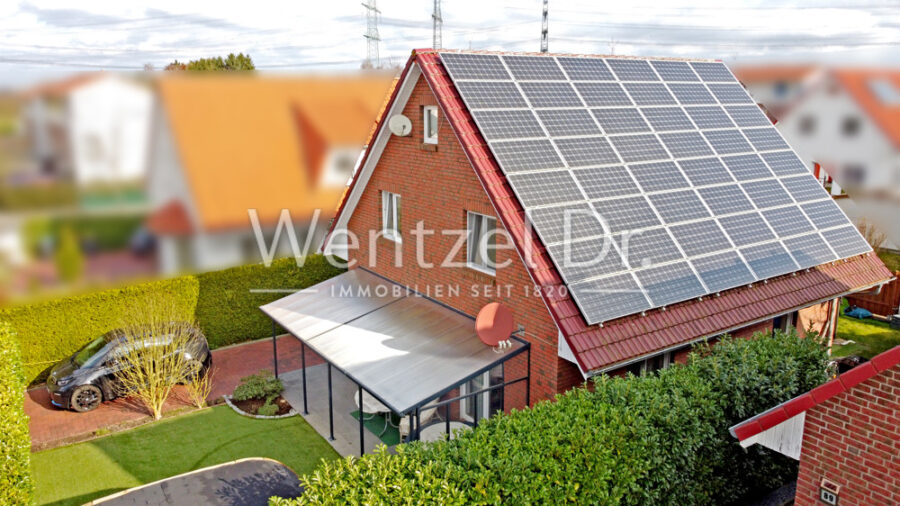 PROVISIONSFREI für Käufer – Attraktives EFH mit Photovoltaikanlage in familiärer Wohnlage von Boberg - Außenansicht