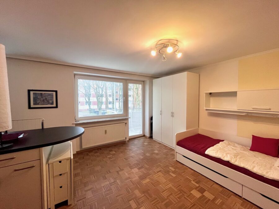 Möbliertes Single-Apartment in Lokstedt! Befristet für 2 Jahre! - Wohnbereich (2)