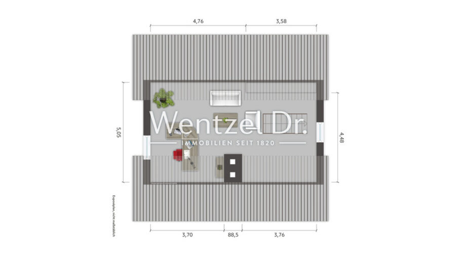 Charmante Stadtvilla mit einem traumhaften Garten in Alt-Rahlstedt! - Grundriss, DG