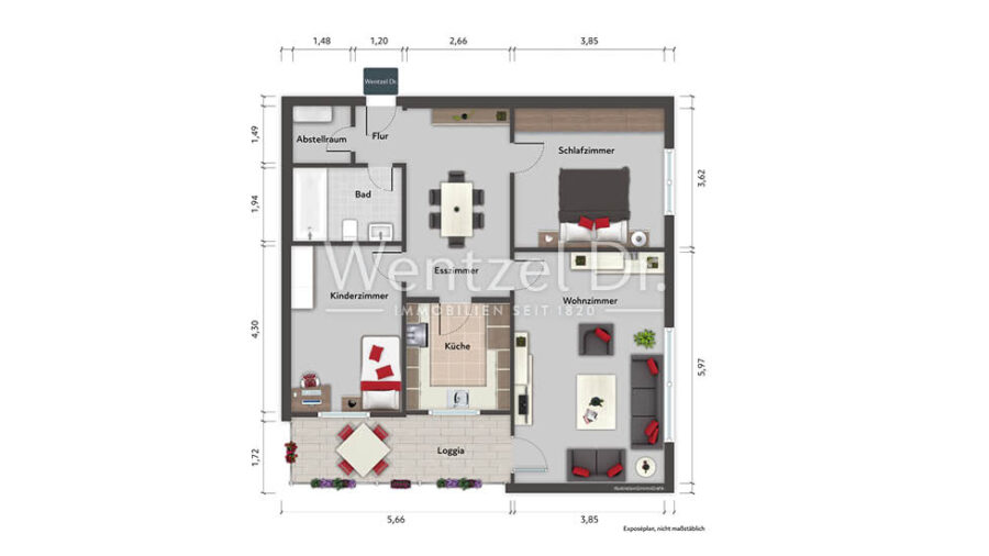 Erdgeschosswohnung in Uetersen - Grundriss