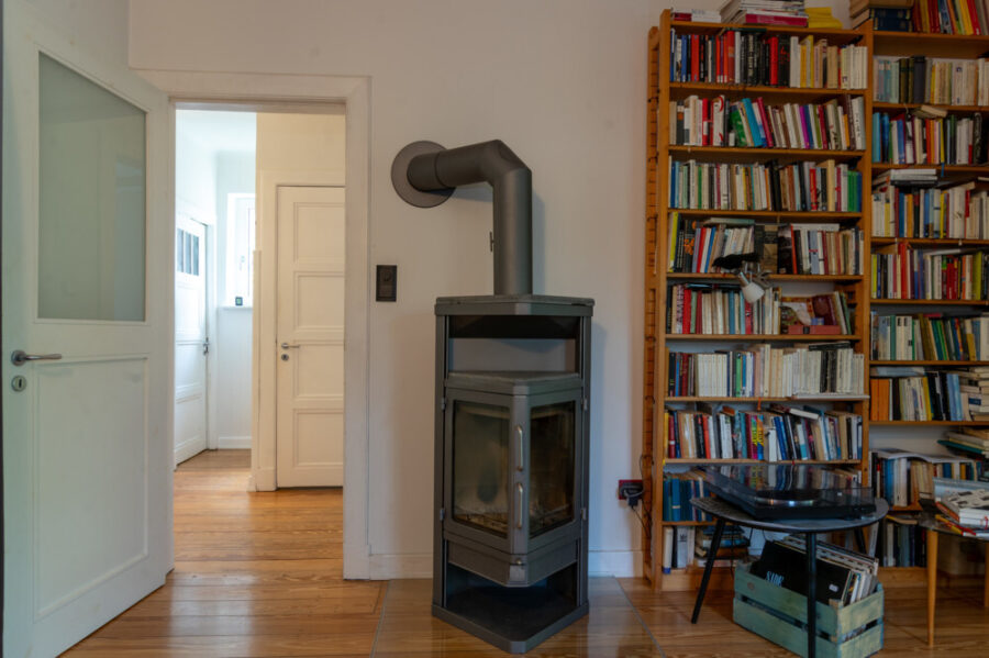 Hamburger Kaffeemühle in traumhafter Lage von Klein Borstel - Ansicht Kamin