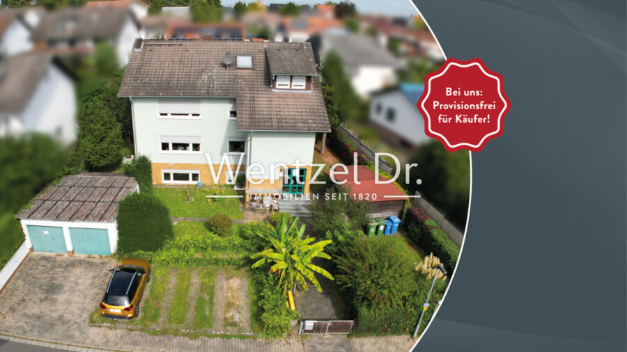 Preisreduktion - Provisionsfreies Dreifamilienhaus in Reinheim-Zeilhard zu verkaufen! (Vermietet) - Startbild