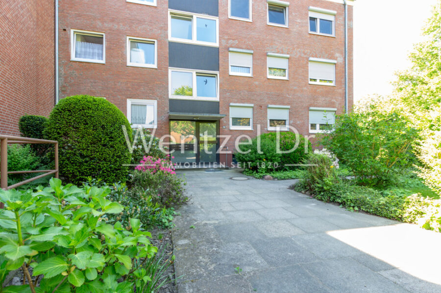 Provisionsfrei für Käufer - Sonnige Wohnung im grünen Stadtteil Harburg-Langenbek - Außenansicht