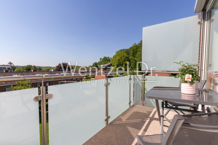 Provisionsfrei für Käufer - Sonnige Wohnung im grünen Stadtteil Harburg-Langenbek - Balkon