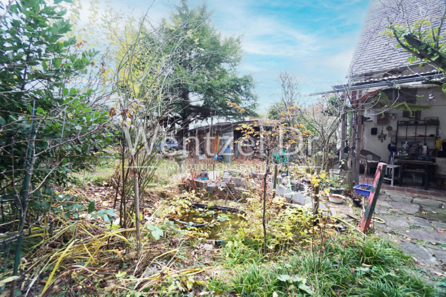 „Charmantes Reihenendhaus mit idyllischen Garten – Jetzt verlieben & einziehen!“ - Teichansicht