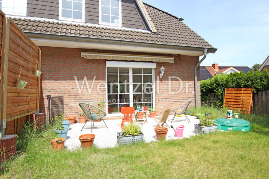 Doppelhaushälfte in ruhiger Lage von Kaltenkirchen - Terrasse