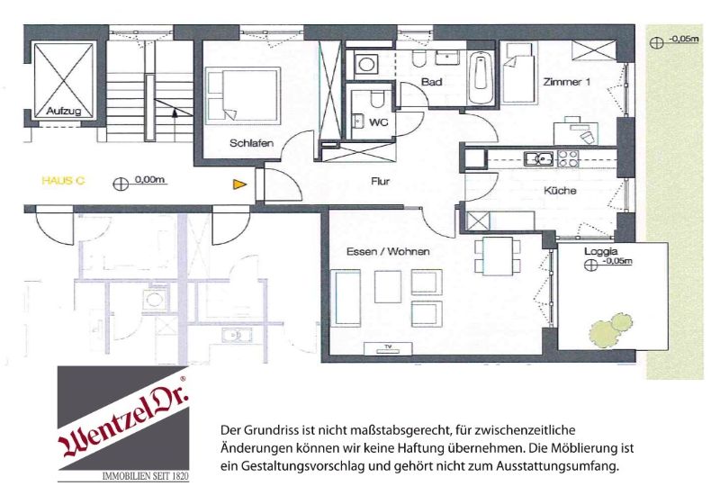 Moderne Familienwohnung in Stadtparknähe! - Grundriss