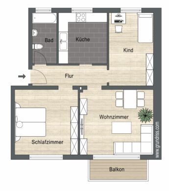 modernisierte Wohnung – Nahe der S-Bahn Neugraben-Fischbek, 21149 Hamburg, Etagenwohnung