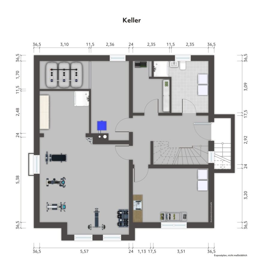 Traumhaftes Mehrgenerationenhaus in Zwönitz - Kellergeschoss