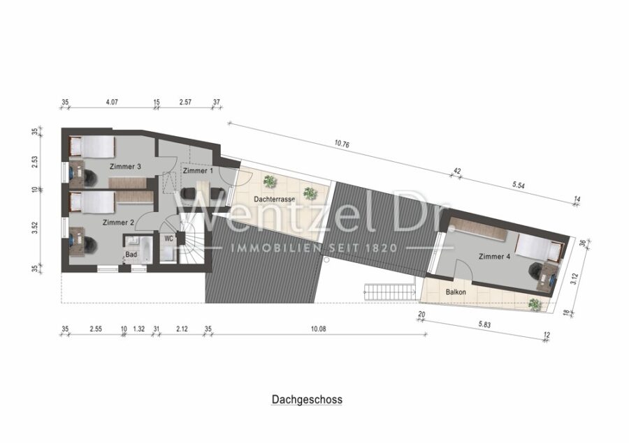 Einfamilienhaus in zentraler Lage von Nierstein - DG