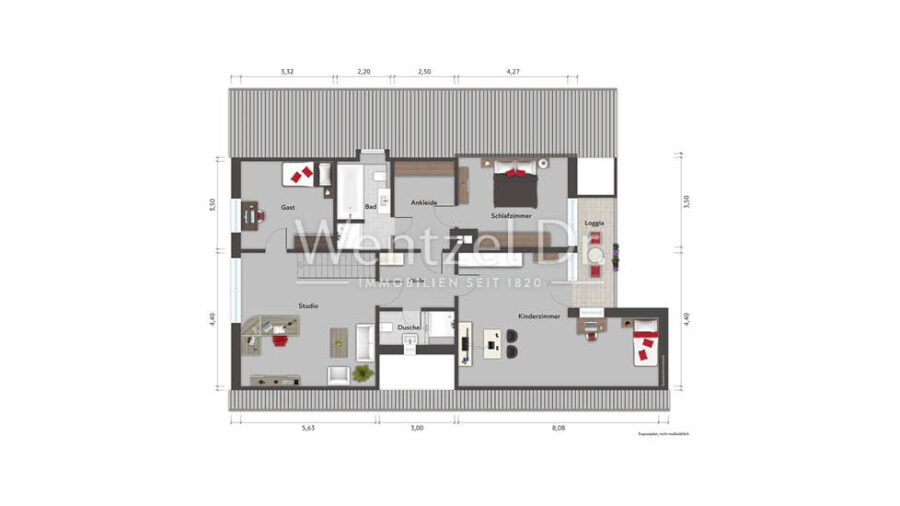 Großzügiges Architektenhaus mit Einliegerwohnung auf Traumgrundstück in wunderschöner Wohnlage - Dachgeschoss