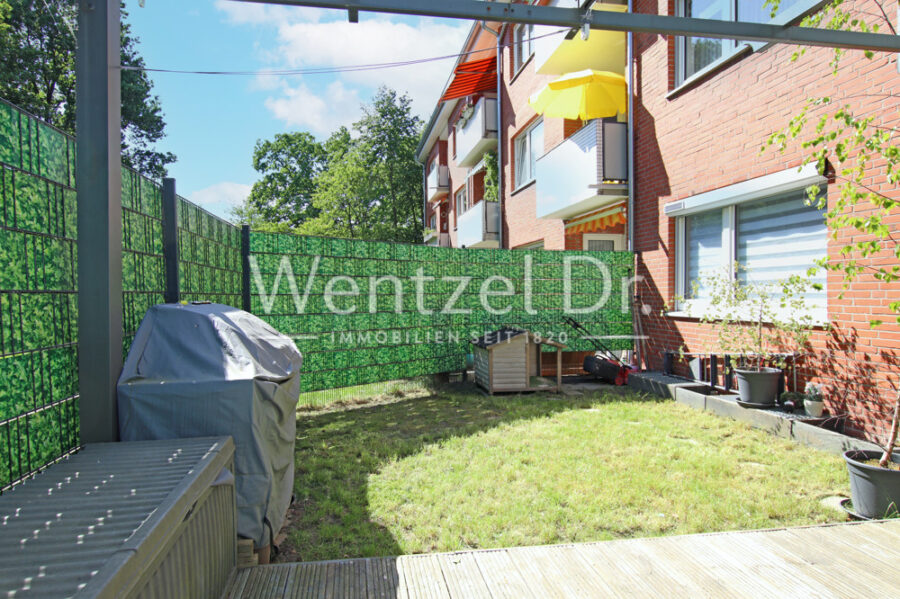 PROVISIONSFREI FÜR KÄUFER - 3-Zimmer-Erdgeschosswohnung mit Terrasse und Garten - Gartenanteil