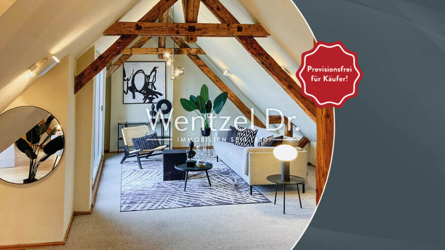 Provisionsfrei für Käufer - Große charmante Altbauwohnung mit sensationellem Blick über Wiesbaden - Titel