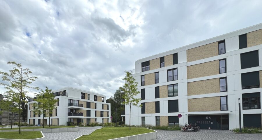 Hoch hinaus an der Mühlenau - Tolle Neubauwohnung mit Dachterrasse - Außenansicht