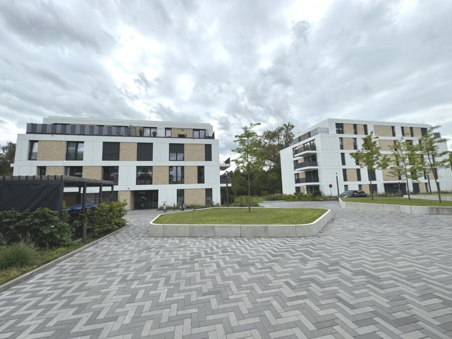 Hoch hinaus an der Mühlenau - Tolle Neubauwohnung mit Dachterrasse - Außenansicht