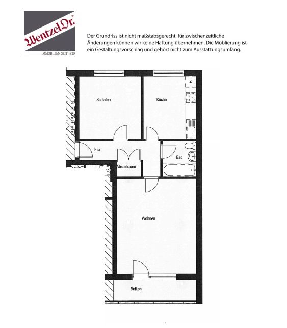 In zentraler Lage - Schick und modern - - Grundriss