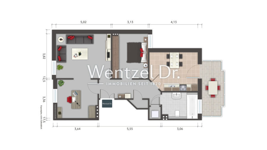 Modernisierte und helle Wohnung auf der Uhlenhorst! - Grundriss