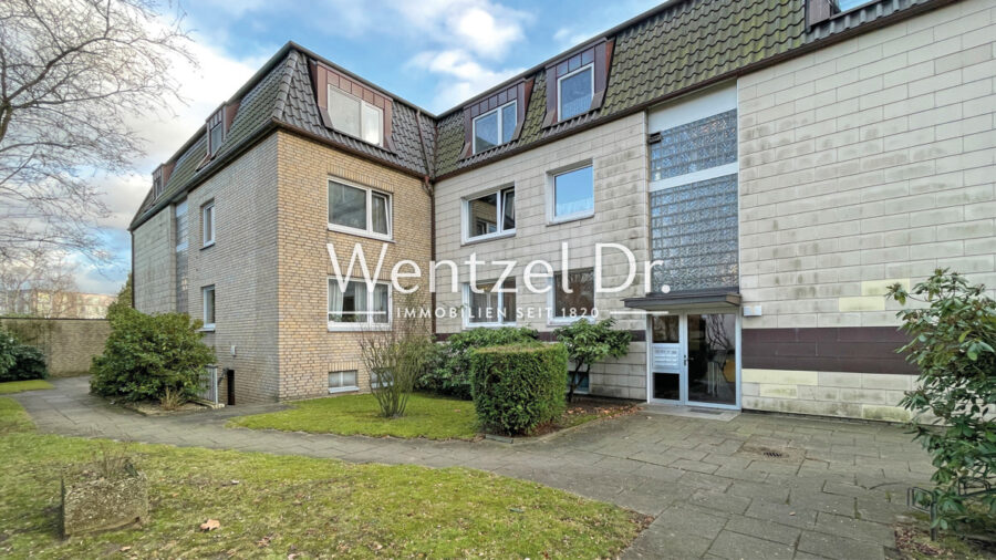 Ideale Terrassenwohnung in zentraler Lage von Hamburg-Tonndorf! - Außenansicht