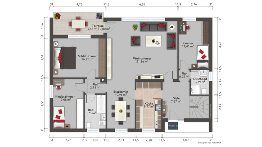 Charmanter Bungalow in ruhiger Lage - Grundriss