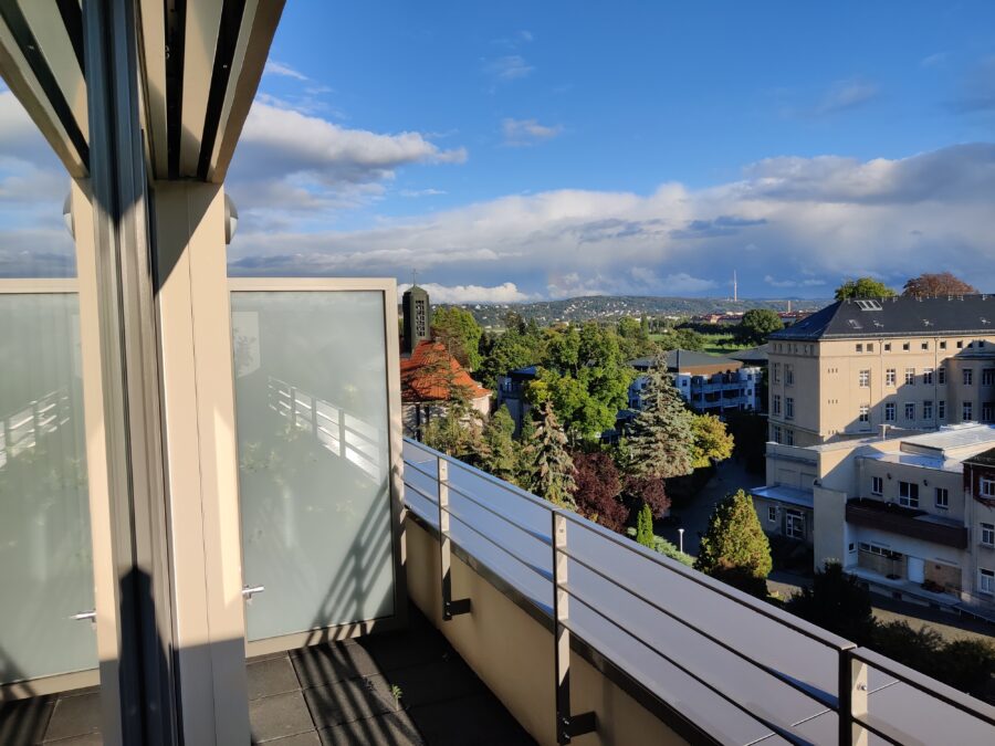 Großzügige 3-Raumwohnung in der Dresdner Neustadt! - Aussicht Balkon