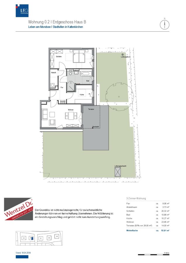 Erdgeschosswohnung in Kaltenkirchen - Grundriss