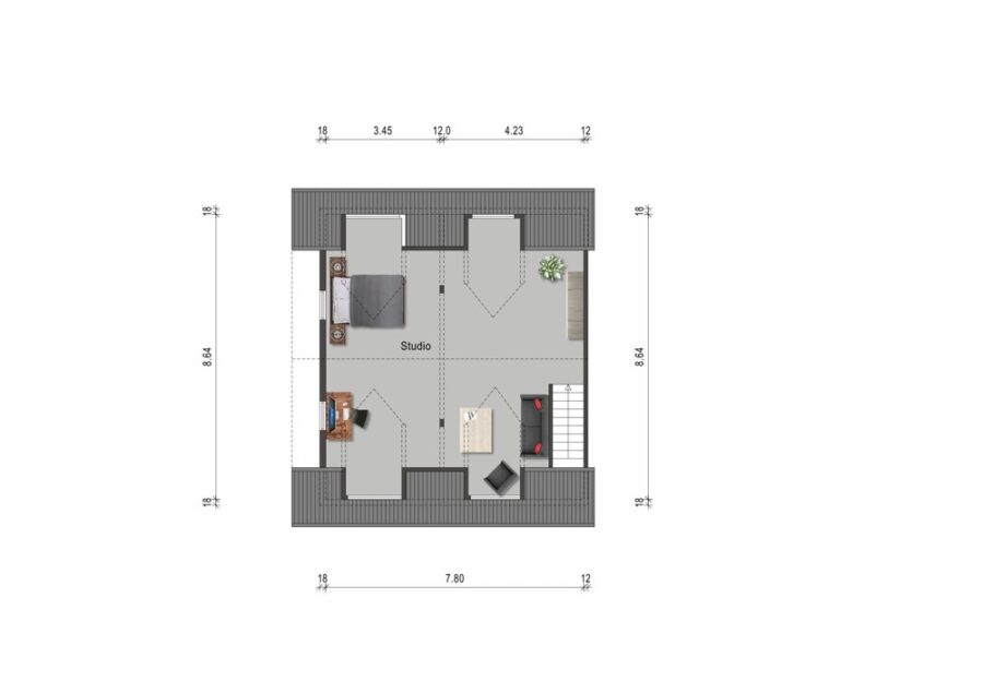 Wunderschönes Anwesen mit 2 EFH, Teich, Bürotrakt, Werkstatt, Hof, Garten, Fahrzeughalle und Scheune - HG DG