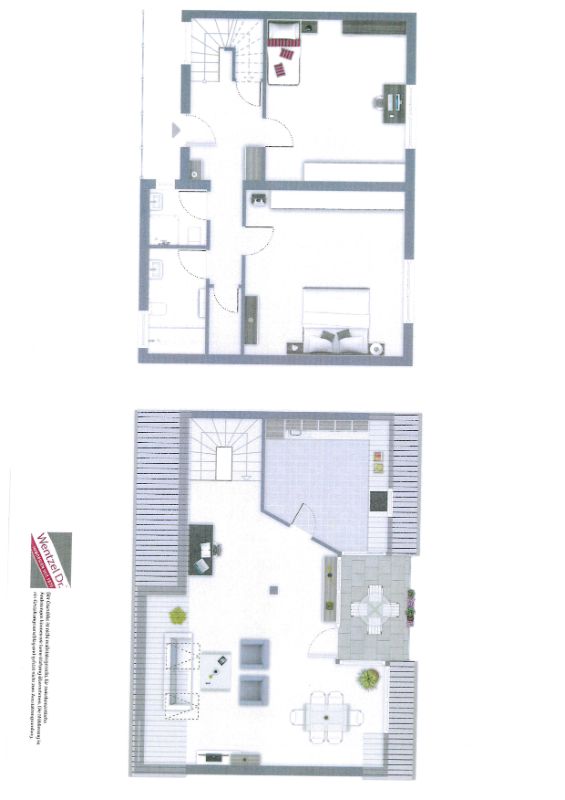 Exklusives Penthouse über zwei Ebenen in Othmarschen! - Grundriss