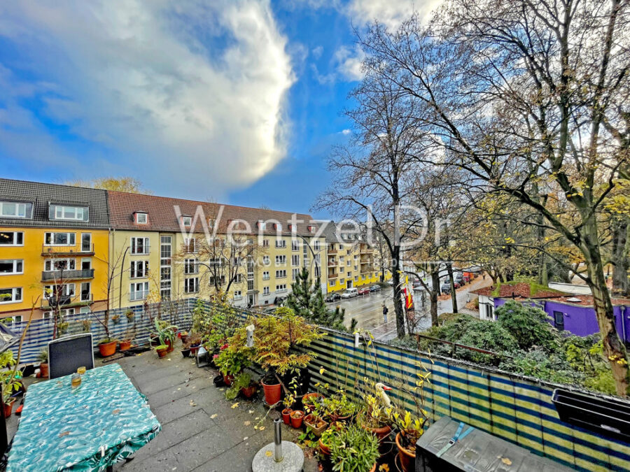 PROVISIONSFREI für Käufer - Vermietete 5-Zi.-Eigentumswohnung mit großer Dachterrasse in Eimsbüttel - Dachterrasse