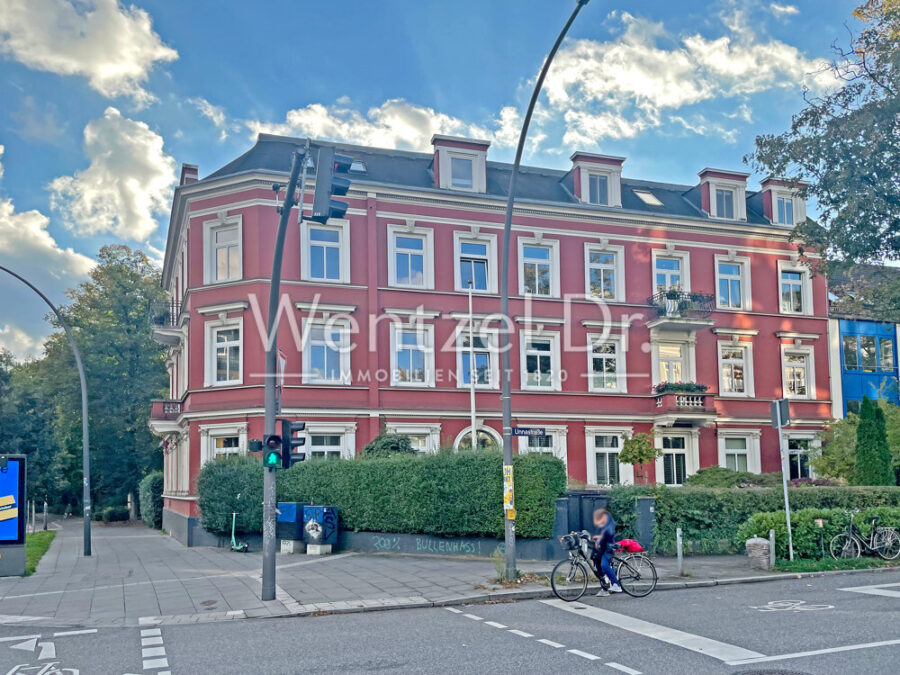 PROVISIONSFREI für Käufer - Vermietete 5-Zi.-Eigentumswohnung mit großer Dachterrasse in Eimsbüttel - Außenansicht